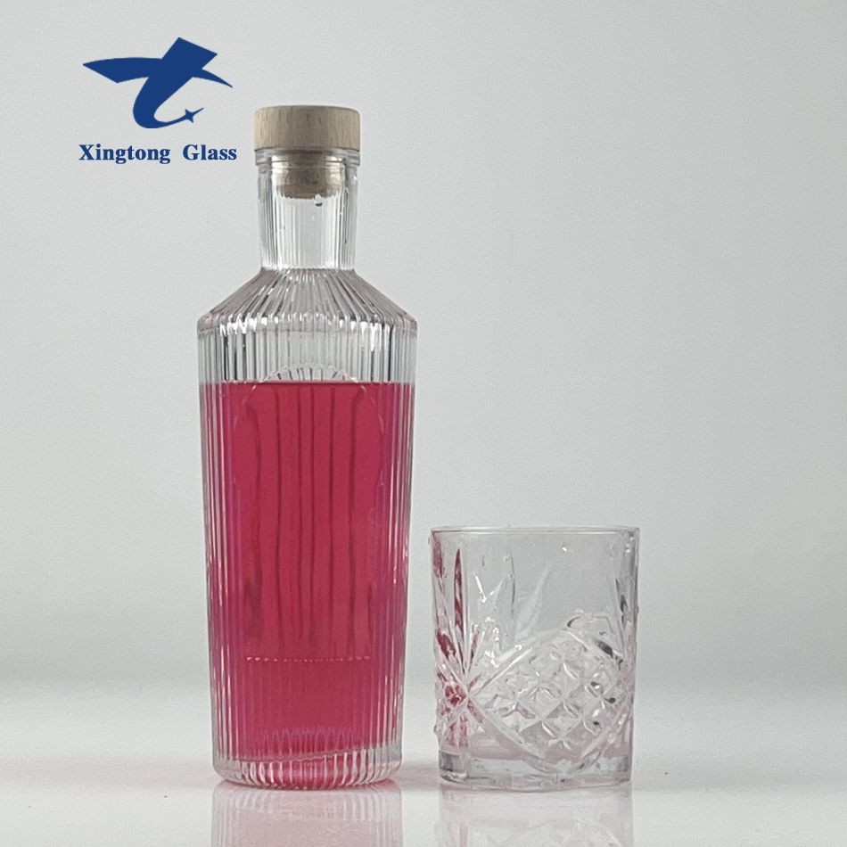 Engraved Mold Tequila Bottle 700ml