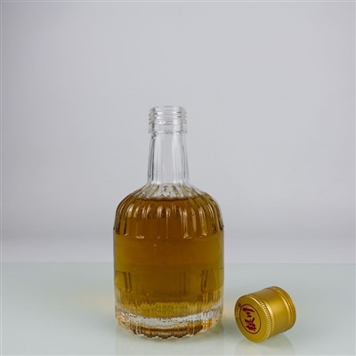 Premium Glass Liquor Bottle With High Neck