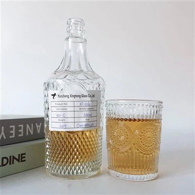 How to prevent a 500ml glass bottle from getting scratched?