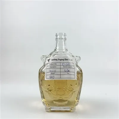 500ml Tiger Shape glass bottle