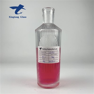 Engraved Mold Tequila Bottle 700ml